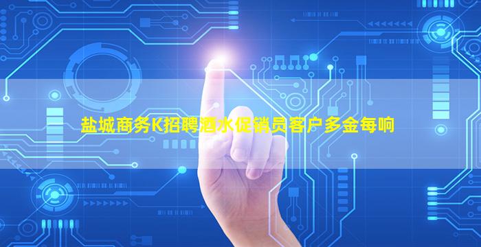 盐城商务K招聘酒水促销员客户多金每响